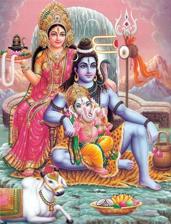 印度教中的众神之神湿婆——婚姻曲折离奇,但女神妻子多多
