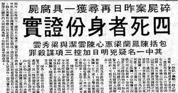 梁惠心,1982年7月2日在尖沙咀喜来登酒店参加谢师宴,妈妈给她零钱搭