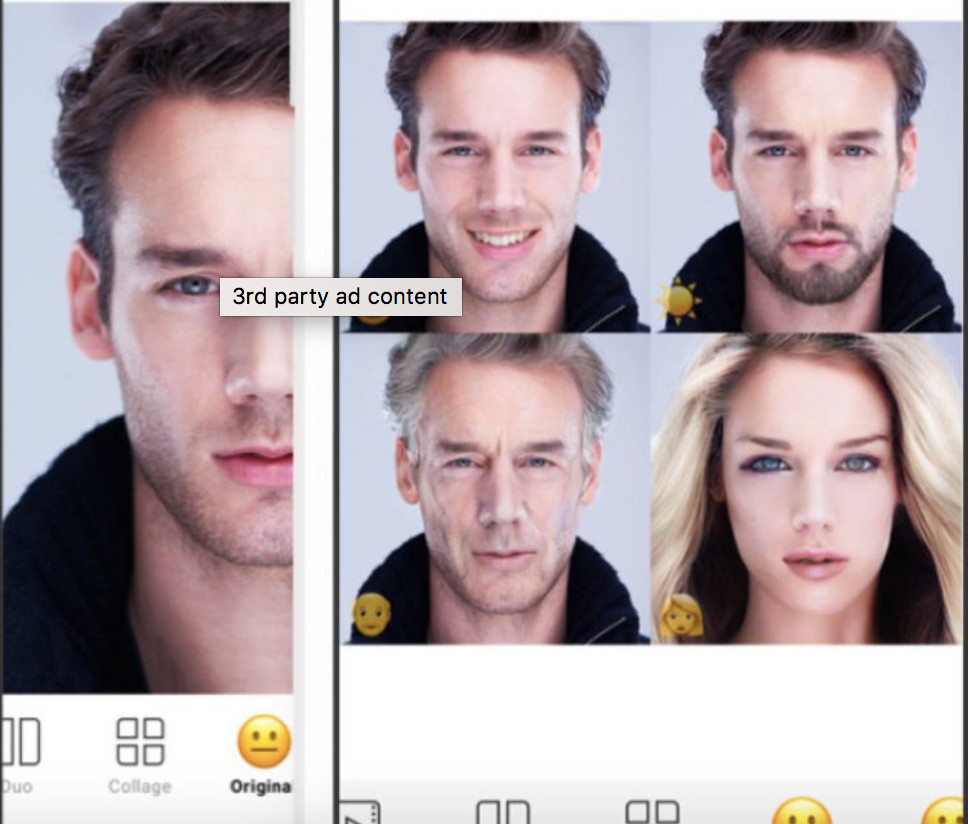 变老神器faceapp爆红之后 山寨软件出现 恶意推广吸费