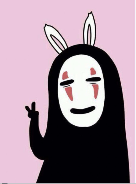 千与千寻:当无脸男拿下面具的时候,网友:少女心炸裂,收不住了