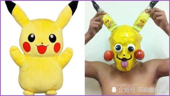 真人cos动漫人物,皮卡丘辣眼睛,网友:派大星才是最像的!