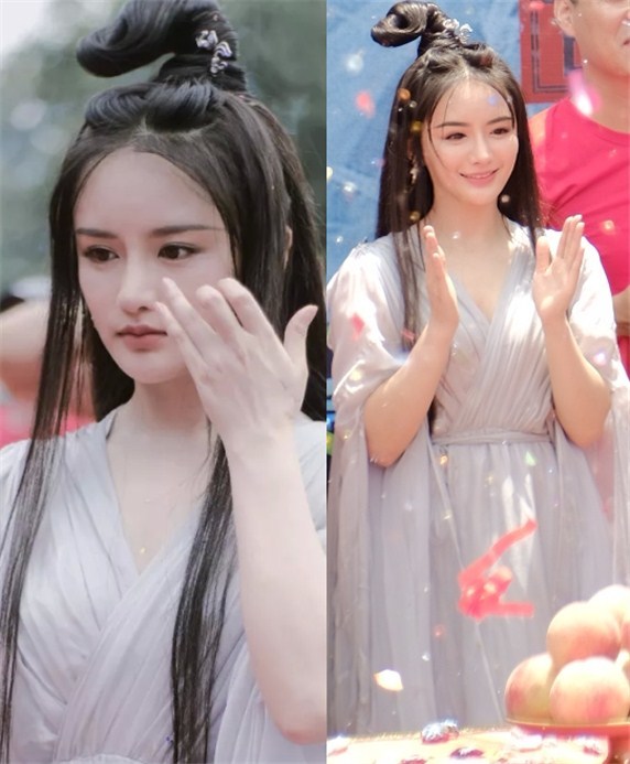 网红版聂小倩,王祖贤珍珠泪杨幂灵动颜,网友:谁都能演小倩了?