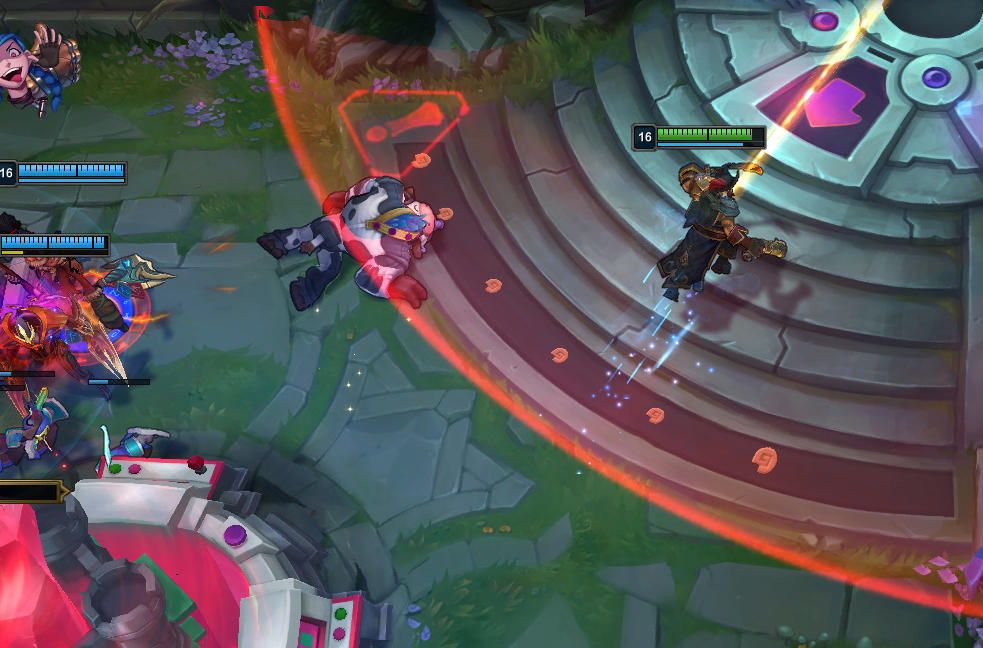 我们在玩低端局的时候,经常看到等残血了再交闪现的情况,而且交完闪现