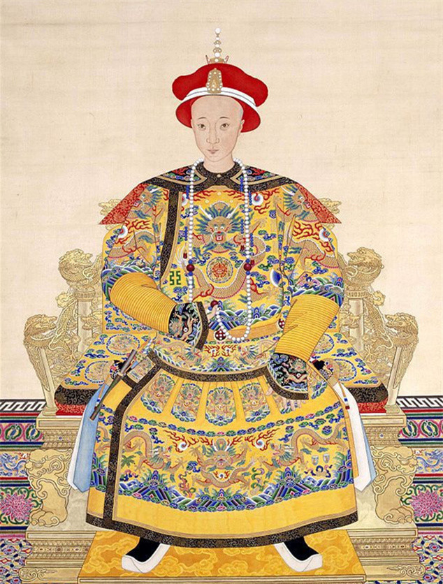 清穆宗(同治):爱新觉罗·载淳画像.