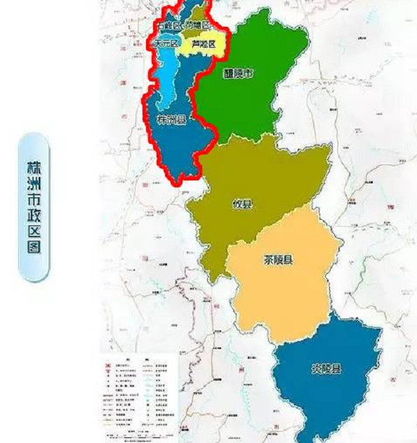 陽山侯國(陰山侯國)所在地——桂陽郡(今湖南省部分株洲市)