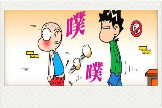 爆笑校园呆头一路上不停的放屁还发出了不同的屁声