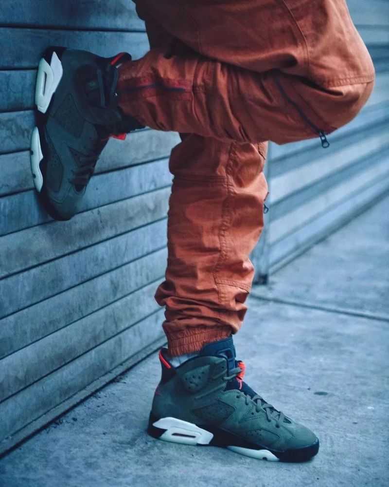 你想看的细节都在这了!travis scott x aj 6 美炸了