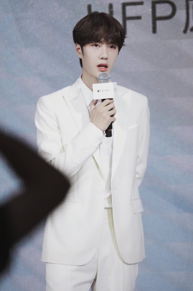 王一博得罪了造型师 发型中间高两边低 像个大型包子一样 腾讯网