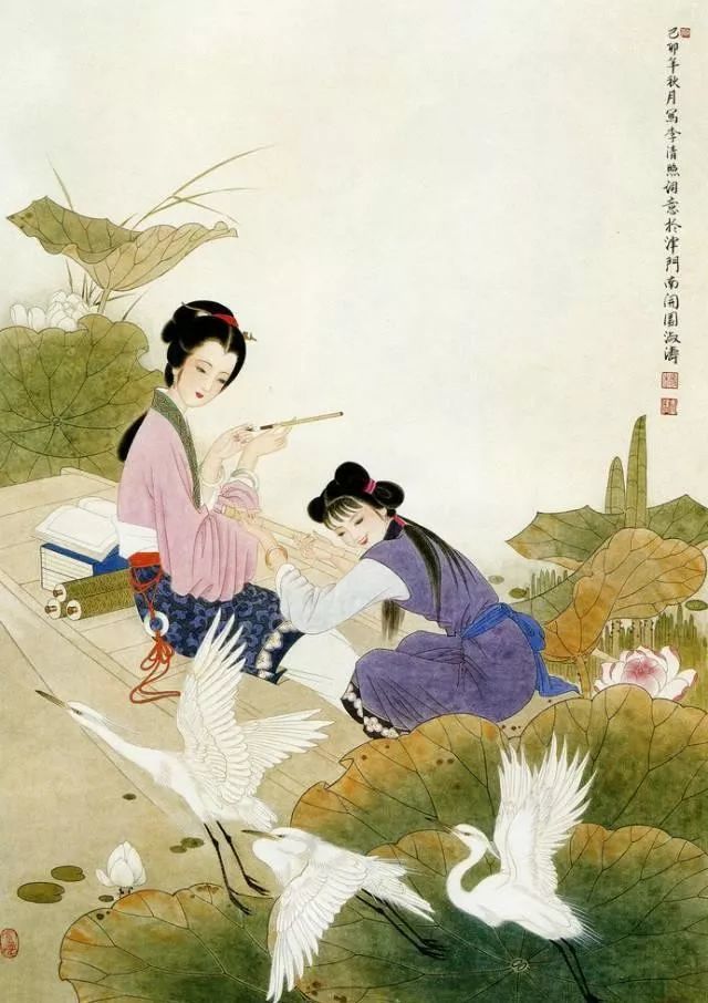 李清照天生李易安清辉照古今