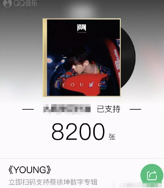 蔡徐坤新专辑3小时卖空,看到黑粉购买数量,真爱粉:自愧不如!