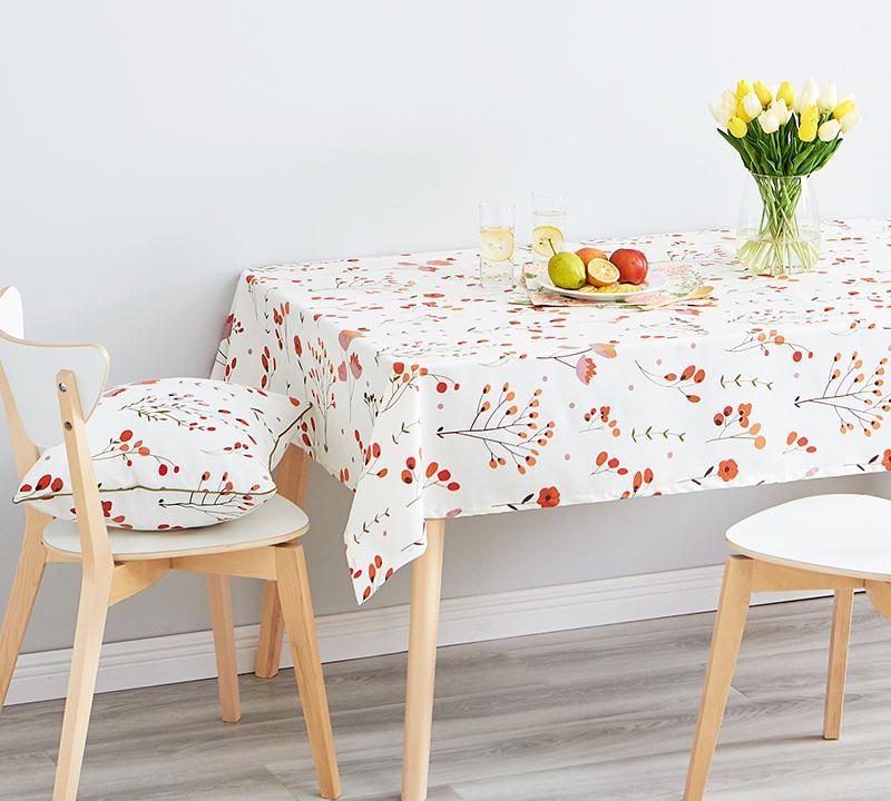 这四款清新简约的桌布 装点家居 为家居环境增添亮点