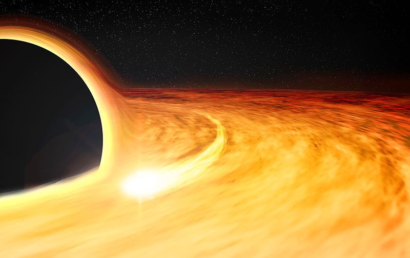 黑洞吞进去的恒星和光都去哪里了?最终目的地只有一个