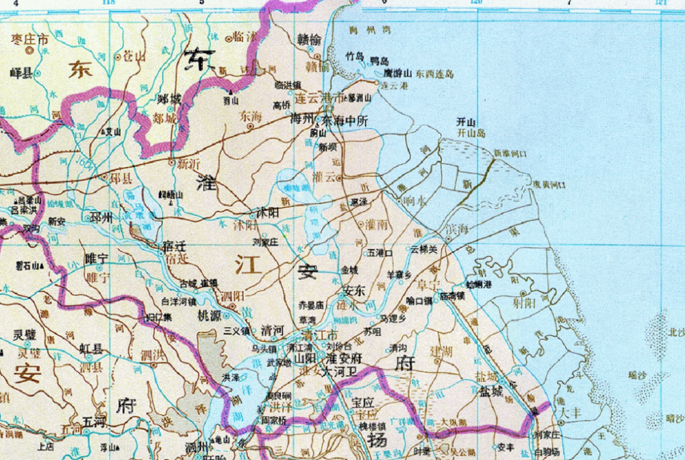 淮安路以山阳县为路治,元末朱元璋占领淮安路后改为淮安府