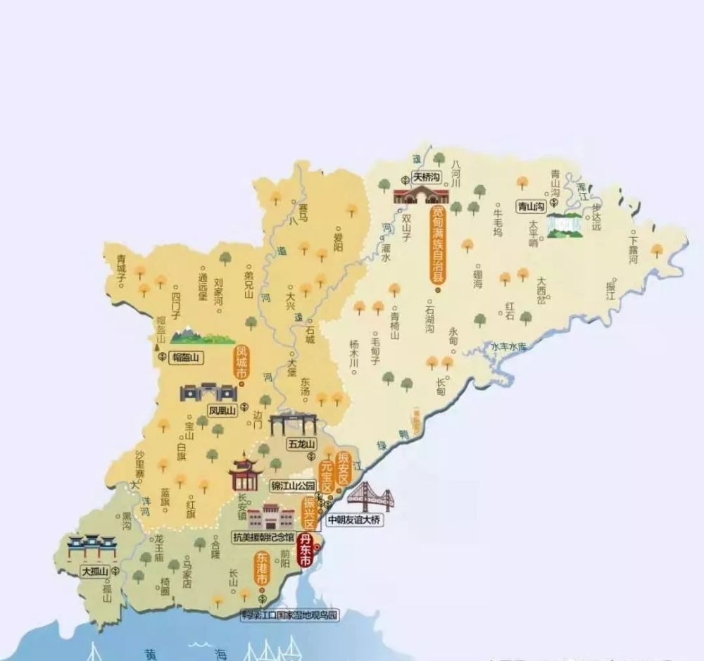 15张辽宁旅游地图,收好,有空慢慢游