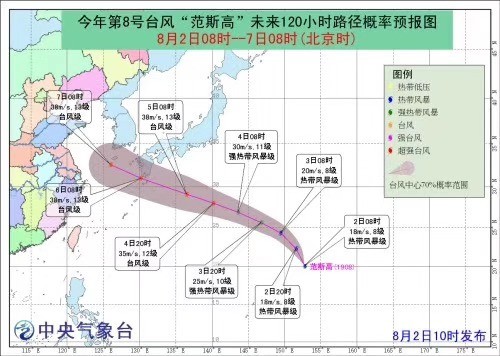 今年第8号台风诞生了 它可能影响上海