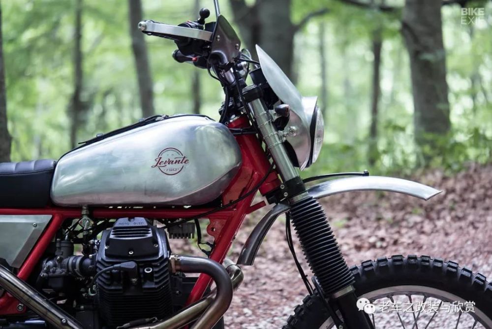 老式moto guzzi 650改装欣赏