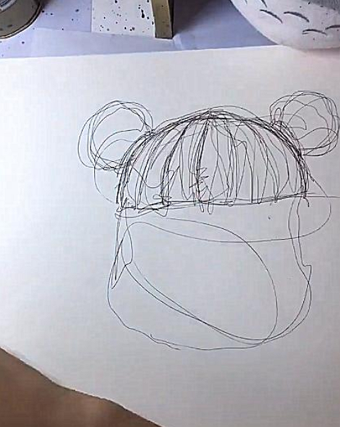 美术生画魔丸哪吒,闪电一样的挥舞,成品真是出乎意料