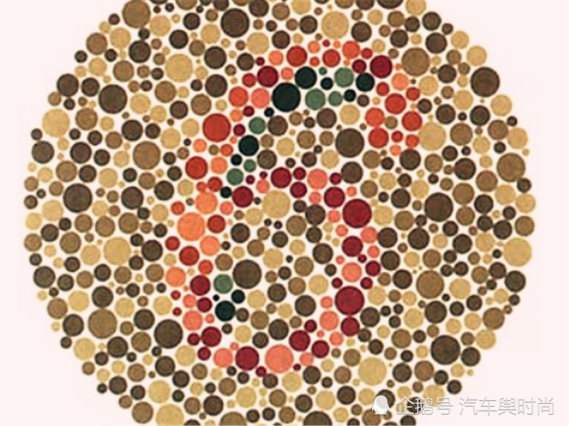 4张驾考色盲测视图:若能看到第3张图中的5,红绿色盲没跑了!