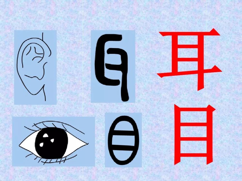 川,日,月,羽,龍,馬,禾,竹,門,刀,手,牙,象,目,耳,牛,羊,常見的象形字