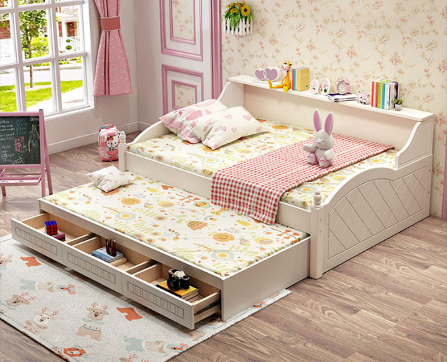 舒适的儿童床,小孩睡觉舒服,玩耍也开心