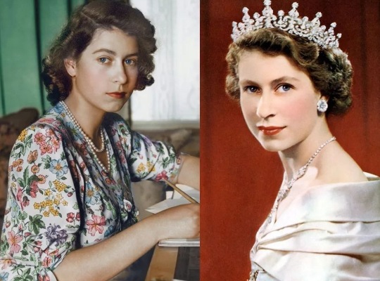 不仅是现在,其实年轻时候的女王颜值,那更是倾国倾城.