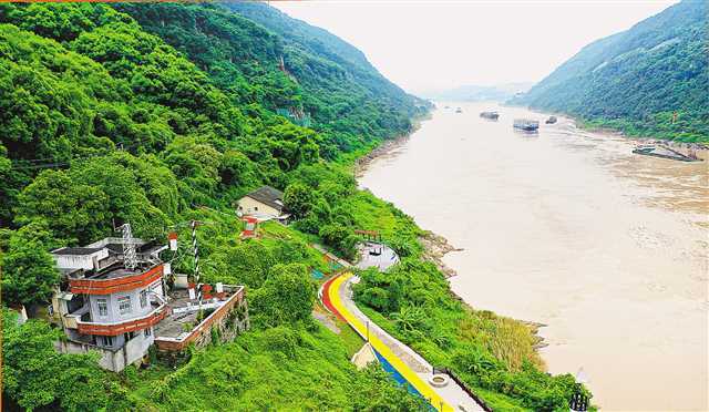 巴川长江第一峡江北铜锣峡景观步道本月开通