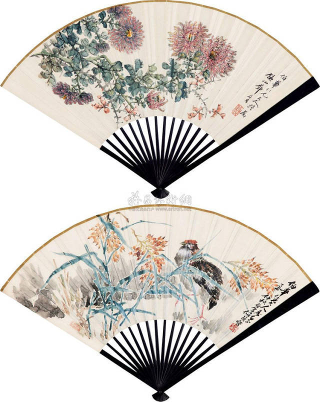 清.邓启昌花鸟作品欣赏