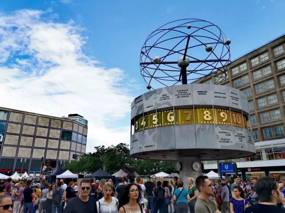 亚历山大广场世界时钟图片