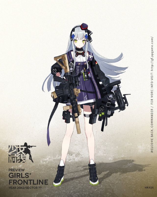 少女前线 Hk416改造 技能前置cd优化 榴弹天王诞生