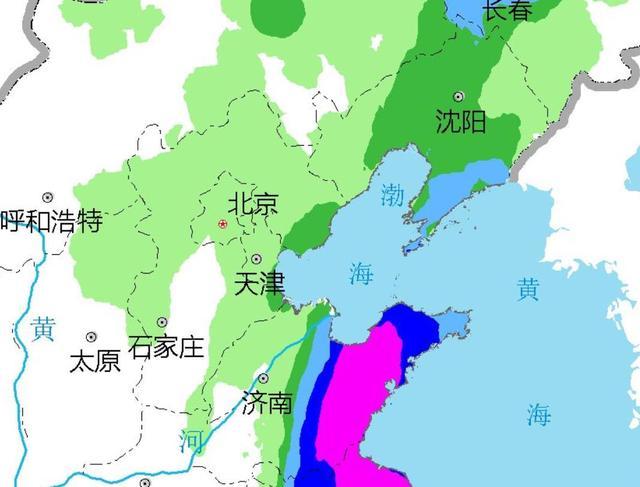 首先是10號的時候,山東率先受到颱風雨影響,從山東半島到山東中部