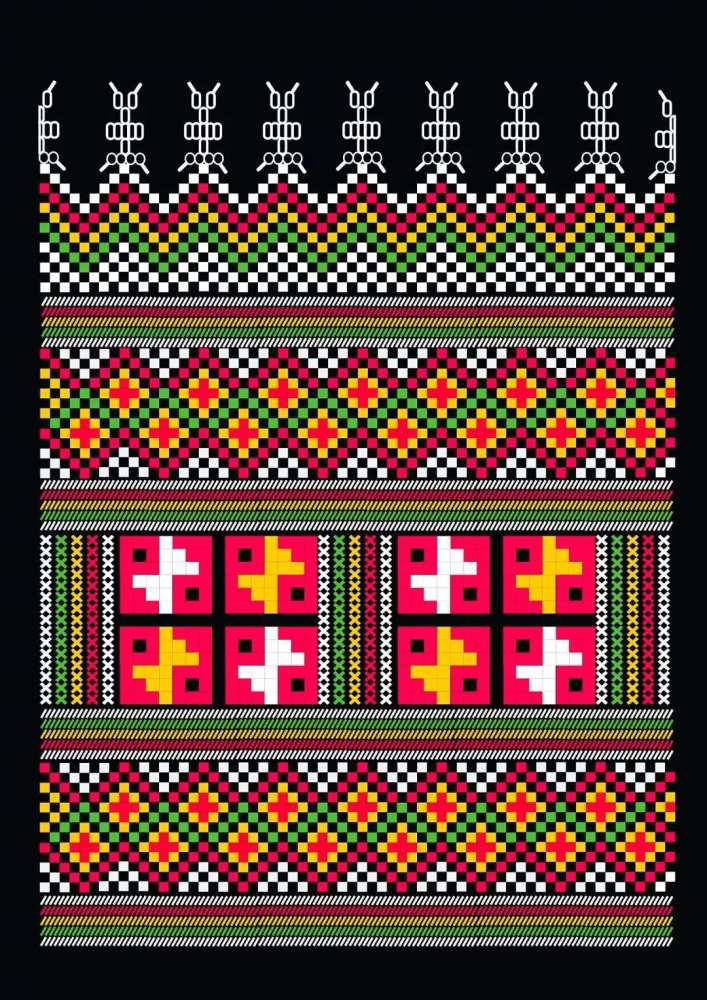 瑶族刺绣图案纹样欣赏 - 侗族纹样图案 - 实验室设备网