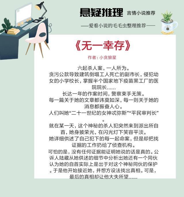 作者:丁墨小短評:堅毅果敢女刑警x高智商犯罪小說作家,故事開端是女