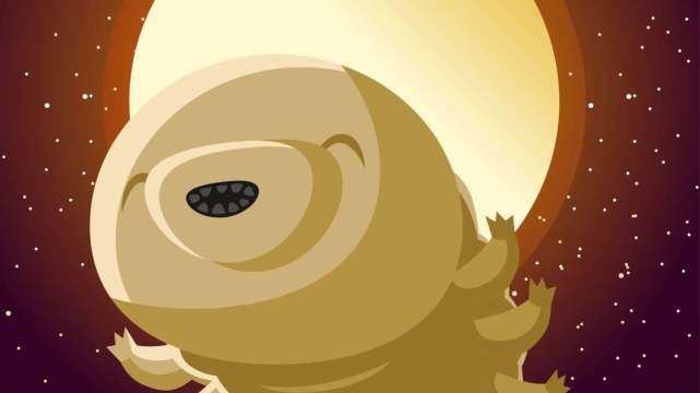 图为水熊虫的卡通形象据msn近日报道,1983年,一队日本科学家在穿越