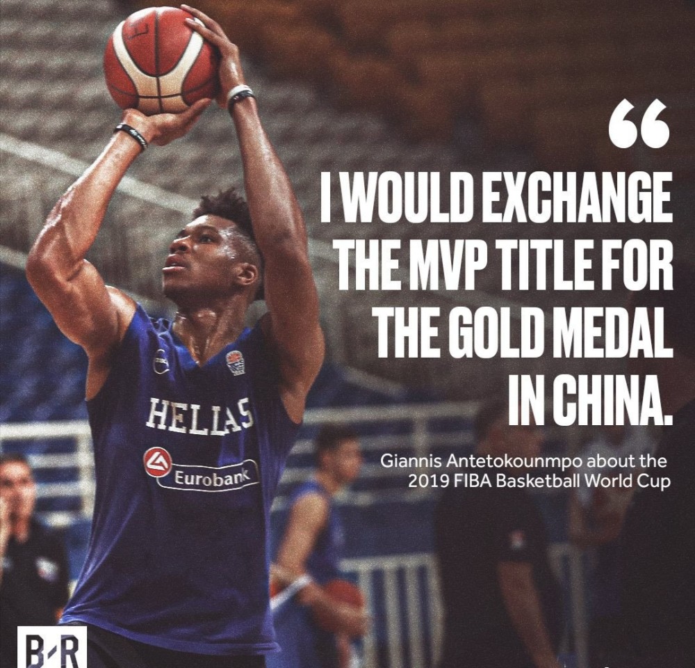 字母哥兄弟三人出战世界杯,剑指总冠军