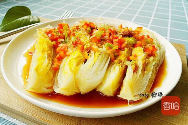 蒜蓉粉丝蒸娃娃菜