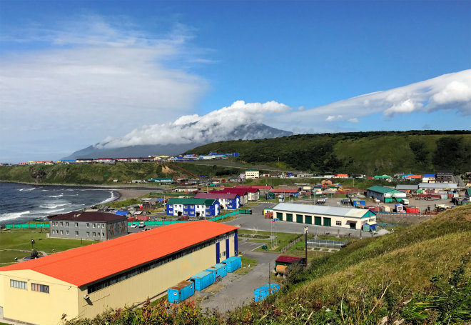 俄罗斯在日本声称拥有主权的北方四岛之一择捉岛扩建房屋