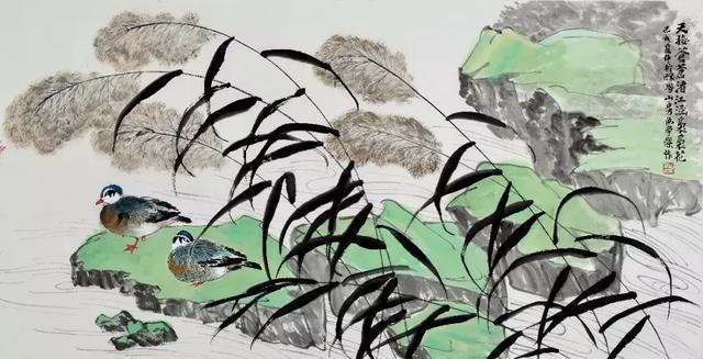 清秋 谢争杰 138cm x 70cm 2019云水无尘 谢争杰