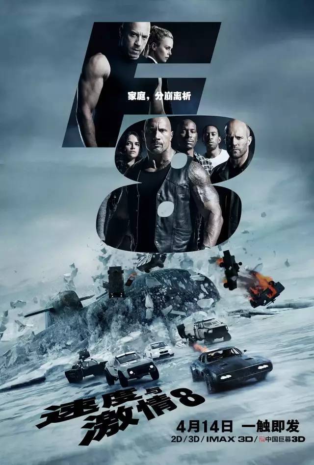 【首映·预售】《速度与激情》1-8部证明:头发越短,活得越久!
