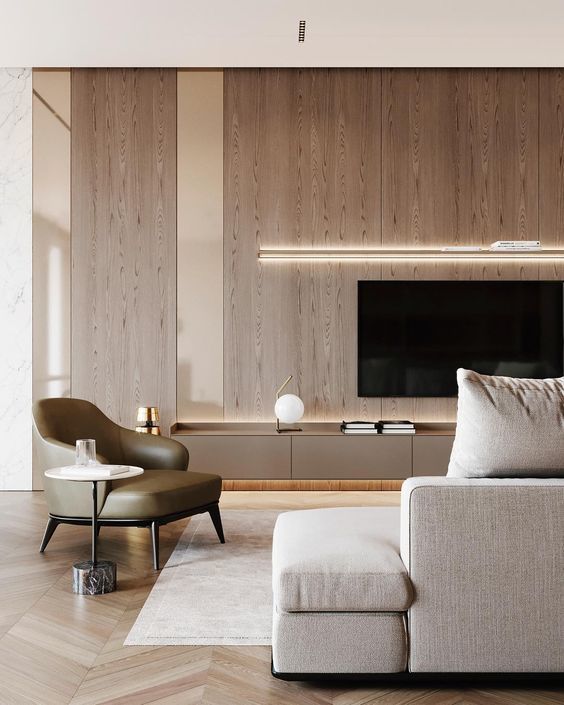 墙面装饰不只有涂料与壁纸,木板上墙更有质感