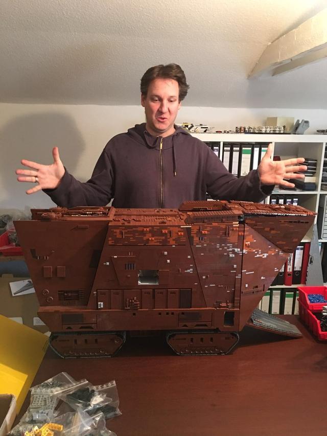 乐高大神还原星球大战沙垒光是所有零件的价格就让人绝望