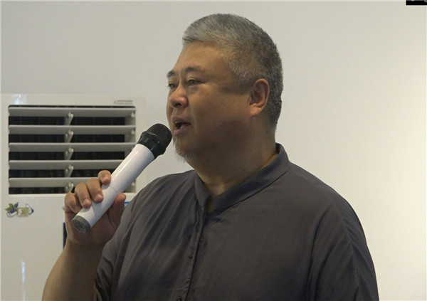 嘉宾,艺术家 赵斌发言