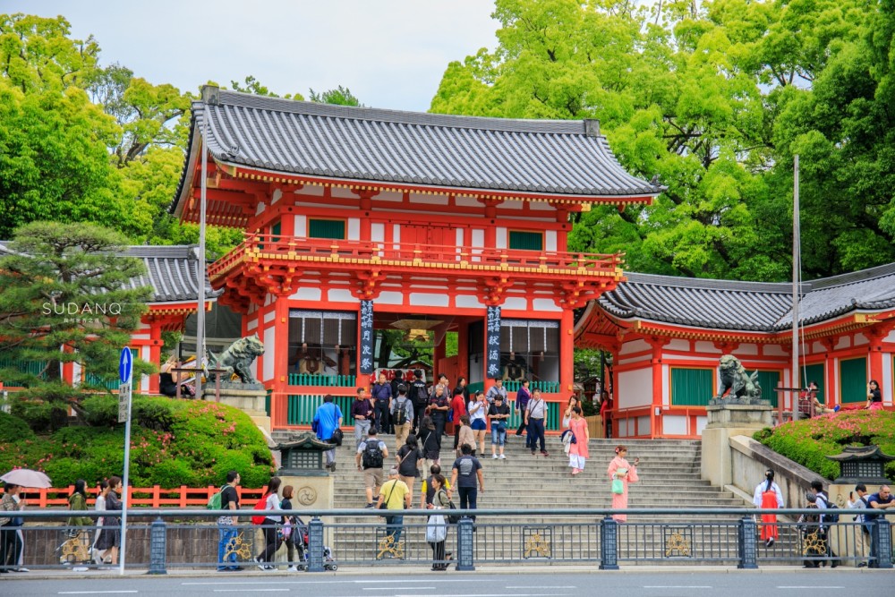 日本保留大量中国文化 京都八坂神社就是佐证 现为国家级文物