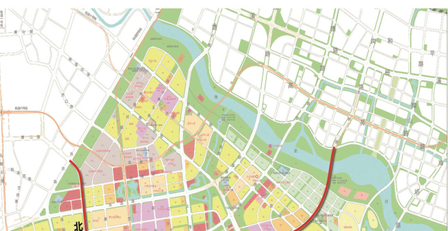 合肥高新区包河区分区城市总体规划用地图