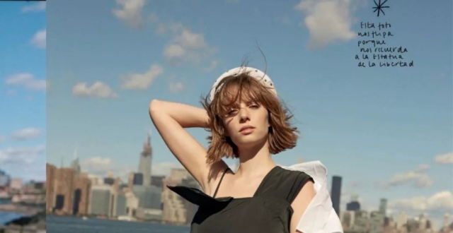 组图:清新自然美少女 星二代玛雅·霍克登时尚杂志