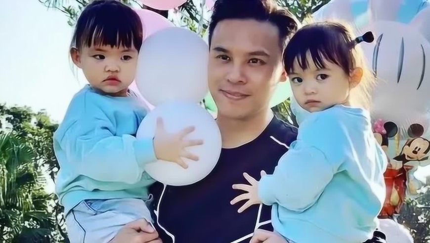 熊黛林老公郭可颂罕见晒双胞胎女儿,父女同框画面温馨