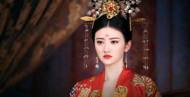 古装剧里的绝美嫁衣,怎么少得了广平王妃,景甜真真人间富贵花