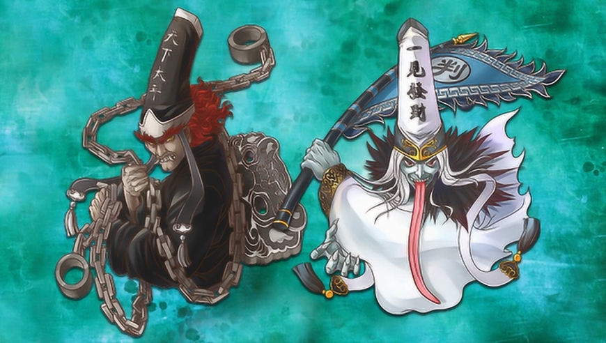 白无常的帽子上写着"一见发财",那黑无常的帽子上呢?太搞笑了