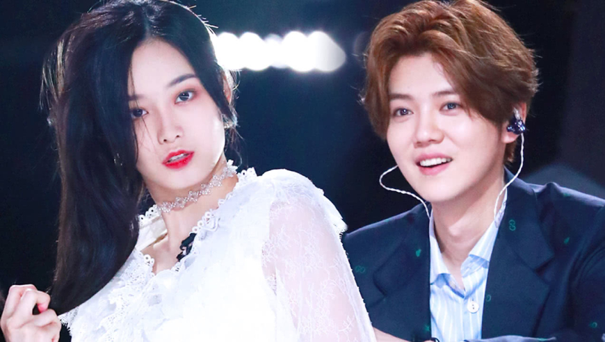 鹿晗宋茜鼓掌不停