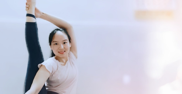 瑜伽love造型拍照,一个人就可以完成哦