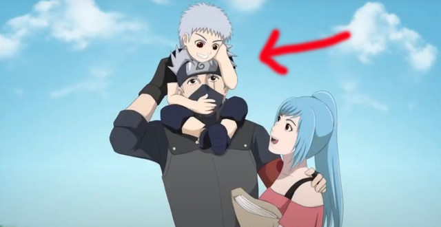 火影忍者:卡卡西有儿子了?还是一个长相酷似初音的女孩为他生的